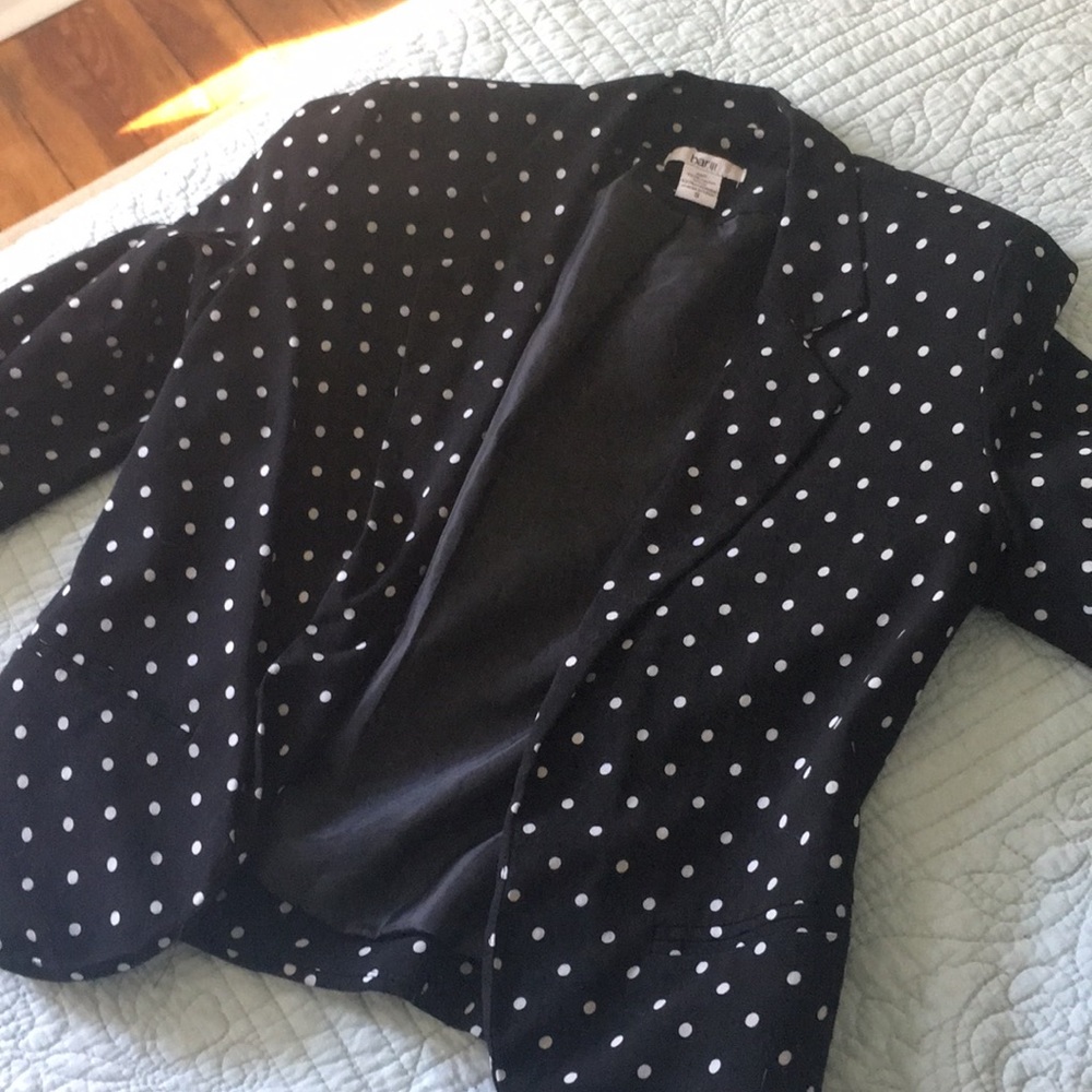 Size small woman’s blazer polka dots